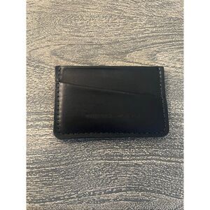 WaterField Leather Card Holder / Minimalist Wallet – Black